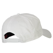 Betsy Ross Flag Embroidered Solid Cotton Twill Pro Style Cap