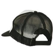 Yin Yang Embroidered Foam Mesh Cap