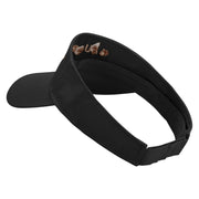 Adventure Buddies Phrase Embroidered Cotton Twill Sun Visor - Black OSFM