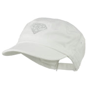 Diamond Embroidered Enzyme Army Cap