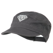 Diamond Embroidered Enzyme Army Cap