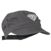 Diamond Embroidered Enzyme Army Cap