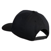 Americal Division Veteran Patched Solid Cotton Twill Pro Style Cap - Black OSFM