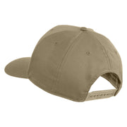 Americal Division Veteran Patched Solid Cotton Twill Pro Style Cap - Khaki OSFM
