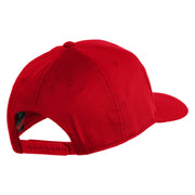 Americal Division Veteran Patched Solid Cotton Twill Pro Style Cap - Red OSFM