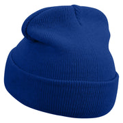 El Paso Logo Embroidered Super Stretch Knit Watch Cap Beanie - Royal OSFM