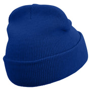 El Paso Logo Embroidered Super Stretch Knit Watch Cap Beanie - Royal OSFM