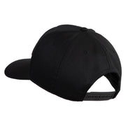 11th Airborne Division Patched Solid Cotton Twill Pro Style Cap - Black OSFM