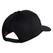 11th Airborne Division Patched Solid Cotton Twill Pro Style Cap - Black OSFM