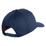 11th Airborne Division Patched Solid Cotton Twill Pro Style Cap - Navy OSFM