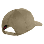 11th Airborne Division Patched Solid Cotton Twill Pro Style Cap - Khaki OSFM