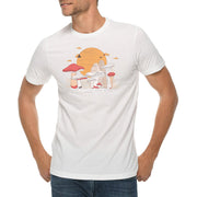 Shroomy Sunset Graphic Design Deluxe Jersey T-Shirt