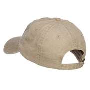 Feather Embroidered Washed Cap