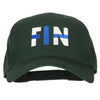 Finland FIN Flag Embroidered Solid Cotton Pro Style Cap