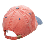 Papa Fly Fishing Embroidered Pigment Dyed Wash Caps