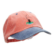 Papa Fly Fishing Embroidered Pigment Dyed Wash Caps