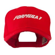 Formula 1 for Racing Cars Embroidered Cap