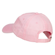 Feather Embroidered Washed Cap