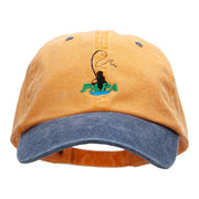 Papa Fly Fishing Embroidered Pigment Dyed Wash Caps