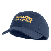 The Phantom of the Opera 1925 Title Embroidered Low Profile Dyed Cotton Twill Cap - Navy OSFM