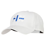 Finland FIN Flag Embroidered Solid Cotton Pro Style Cap