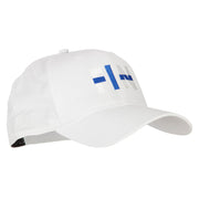 Finland FIN Flag Embroidered Solid Cotton Pro Style Cap