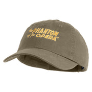 The Phantom of the Opera 1925 Title Embroidered Low Profile Dyed Cotton Twill Cap - Olive OSFM