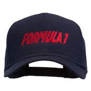 Formula 1 for Racing Cars Embroidered Cap