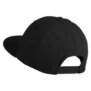 Fire Bowser Iron on Patched 6 Panel High Profile Structured Snapback