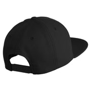 Fire Bowser Iron on Patched 6 Panel High Profile Structured Snapback