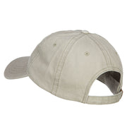 French Bulldog Embroidered Washed Cap