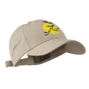 Flying Bats with Moon Embroidered Cap