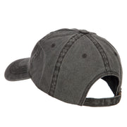 French Bulldog Embroidered Washed Cap