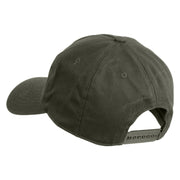 The Cabinet of Dr Caligari 1920 Title Embroidered 5 Panel Cotton Mid Profile Unstructured Dad Cap - Olive OSFM