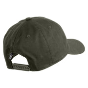 The Cabinet of Dr Caligari 1920 Title Embroidered 5 Panel Cotton Mid Profile Unstructured Dad Cap - Olive OSFM