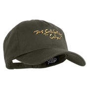 The Cabinet of Dr Caligari 1920 Title Embroidered 5 Panel Cotton Mid Profile Unstructured Dad Cap - Olive OSFM
