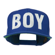 Flat Bill Hip Hop Casual Boy Embroidered Cap