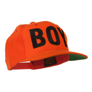 Flat Bill Hip Hop Casual Boy Embroidered Cap