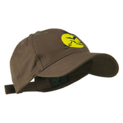 Flying Bats with Moon Embroidered Cap