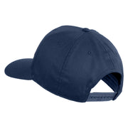1st Special Forces Airborne Patched Solid Cotton Twill Pro Style Cap - Navy OSFM