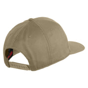 1st Special Forces Airborne Patched Solid Cotton Twill Pro Style Cap - Khaki OSFM
