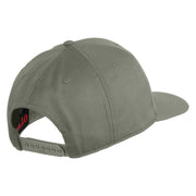 1st Special Forces Airborne Patched Solid Cotton Twill Pro Style Cap - Grey OSFM