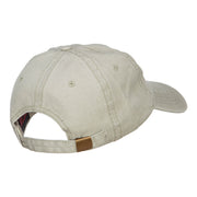 Canadian Flag in Canada Embroidered Washed Cap