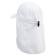 Owl Eyes Icons Embroidered Flap Hats - White OSFM