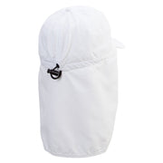 Owl Eyes Icons Embroidered Flap Hats - White OSFM