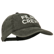 Film Crew Embroidered Washed Cap