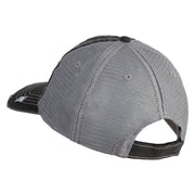 USAF Civil Engineer Veteren Embroidered Low Profile Special Cotton Mesh Cap - Black OSFM