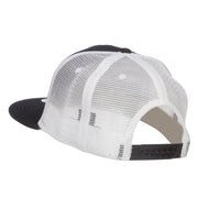 Golf Club Embroidered Mesh Snapback Cap