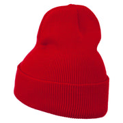 Canada Maple Leaf Embroidered Long Beanie