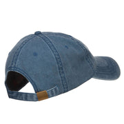 Come out of Shell Embroidered Washed Cap